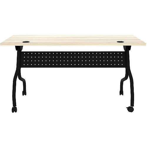 Lorell Modern Elm/Black Flip-Up Training Tables (66376)
