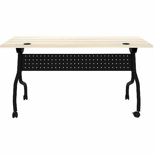 Lorell Modern Elm/Black Flip-Up Training Tables (66376)