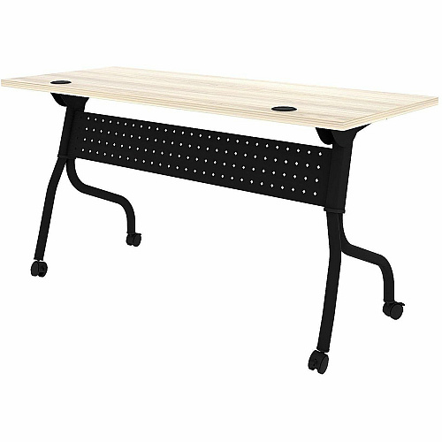 Lorell Modern Elm/Black Flip-Up Training Tables (66376)