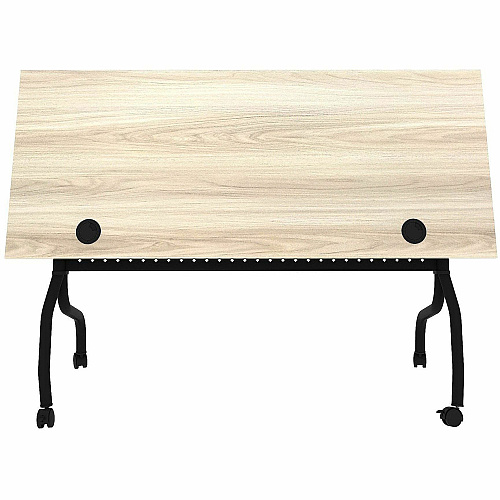 Lorell Modern Elm/Black Flip-Up Training Tables (66376)