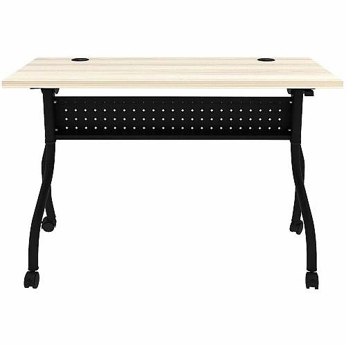 Lorell Modern Elm/Black Flip-Up Training Tables (66377)