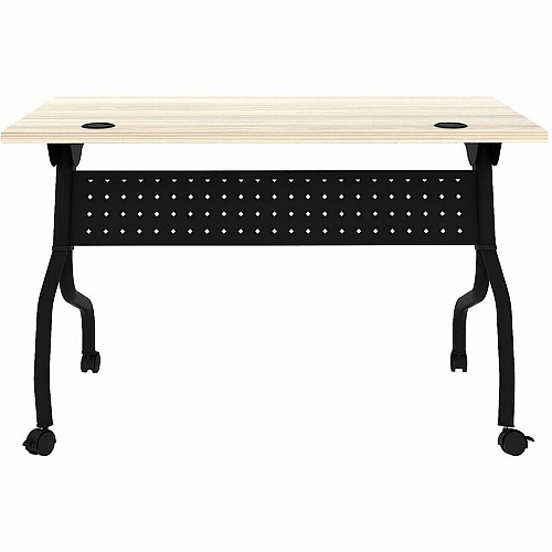 Lorell Modern Elm/Black Flip-Up Training Tables (66377)