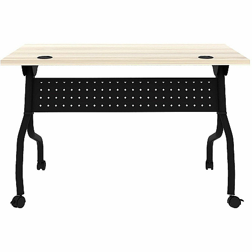 Lorell Modern Elm/Black Flip-Up Training Tables (66377)