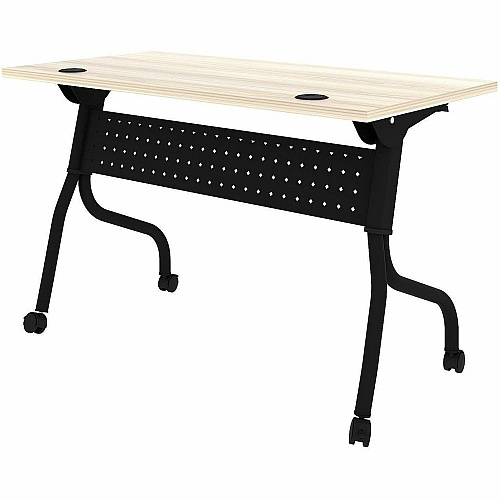 Lorell Modern Elm/Black Flip-Up Training Tables (66377)