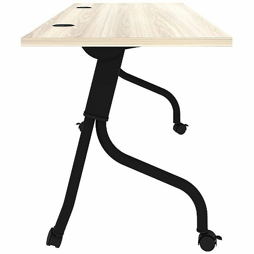 Lorell Modern Elm/Black Flip-Up Training Tables (66375)