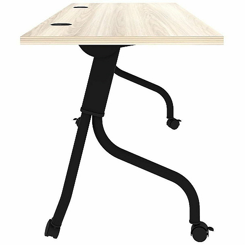 Lorell Modern Elm/Black Flip-Up Training Tables (66375)