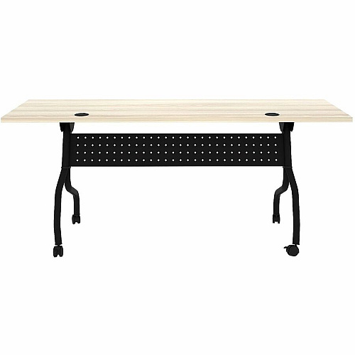 Lorell Modern Elm/Black Flip-Up Training Tables (66375)