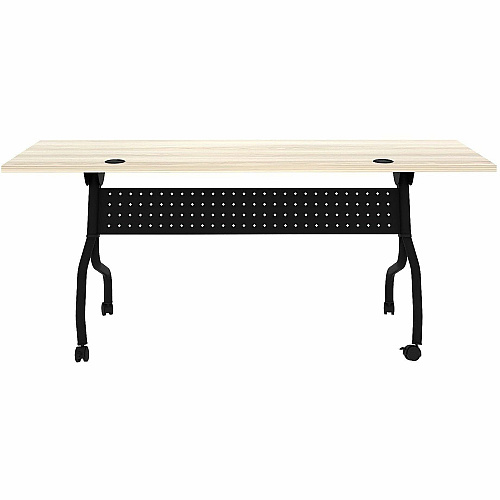 Lorell Modern Elm/Black Flip-Up Training Tables (66375)