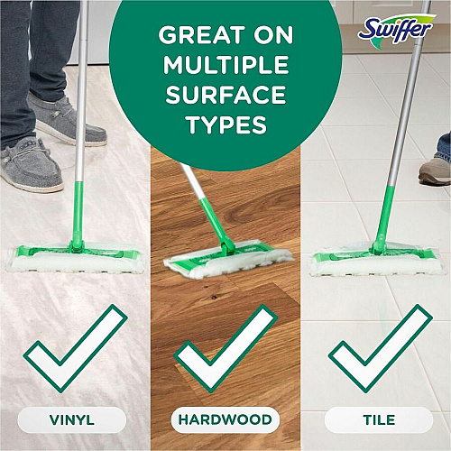 Swiffer Sweep and Mop Deluxe, 2-in-1 Floor Mopping and Sweeping Kit (16519)