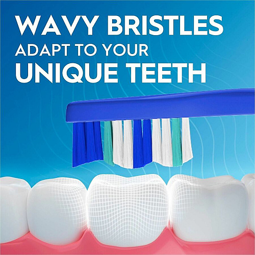 Oral-B EasyClean Manual Toothbrush Medium - Adult, Children - Blue - 72 / Carton (10904)