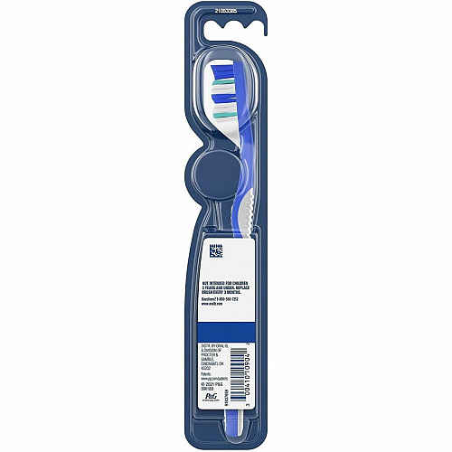 Oral-B EasyClean Manual Toothbrush Medium - Adult, Children - Blue - 72 / Carton (10904)