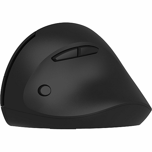 SKILCRAFT&reg; 2.40GHz and Bluetooth Wireless Vertical Computer Mouse Wireless - Bluetooth/Radio Frequency - 2.40 GHz - Black - USB - Scroll Wheel - 1 x AA Battery Supported - 1 Each (410773)