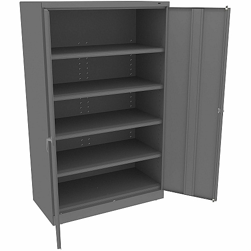 Tennsco&reg; Jumbo Storage Cabinet, 48" x 24" x 78", Medium Gray (J2478SUMGY)