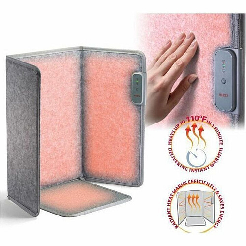 Victor Heetz Foot and Leg Warmer 23" Height x 15.5" Width x 11.5" Depth - Gray - 1 Each (HTZ100)