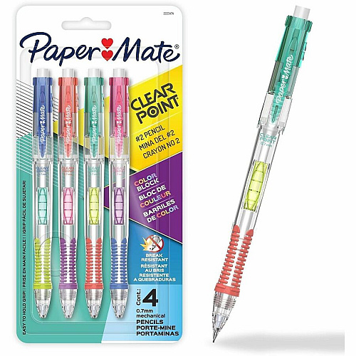 Paper Mate Clearpoint Mechanical Pencil 0.7 mm Lead - 4 / Pack (2223474)