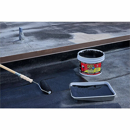 FLEX SEAL Sealant Synthetic Rubber - Black - 19.99 lb - 1 - 1 Carton (LFSMAXBLK02)