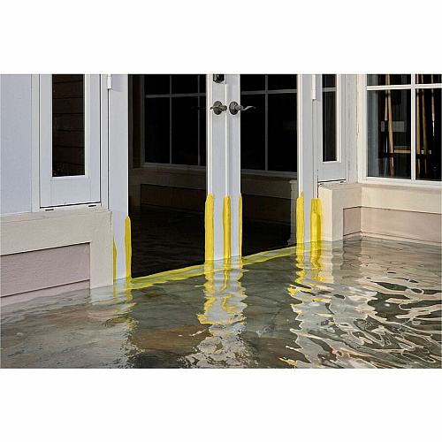 FLEX SEAL SECUR Low-Level Flood Protection Liquid Rubber Rubber - Yellow - 20 lb - 1 - 1 Carton (RLSYELR02)