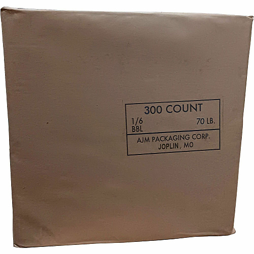 AJM 1/6 BBL #70 Kraft Paper Grocery Sacks (HS70NP3CES)