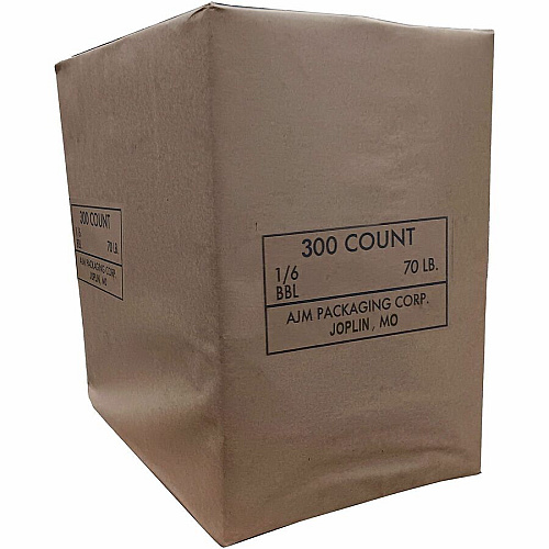 AJM 1/6 BBL #70 Kraft Paper Grocery Sacks (HS70NP3CES)