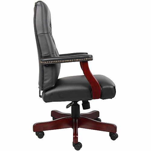 Boss Chair Wood Frame Material - Black - 1 Each (905BK)