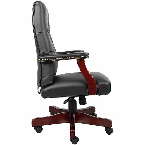 Boss Chair Wood Frame Material - Black - 1 Each (905BK)