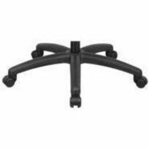 Boss Caressoftplus Vinyl Executive Mid Back Chair Mid Back - 5-star Base - Black - Fabric - Armrest - 1 Each (7906)