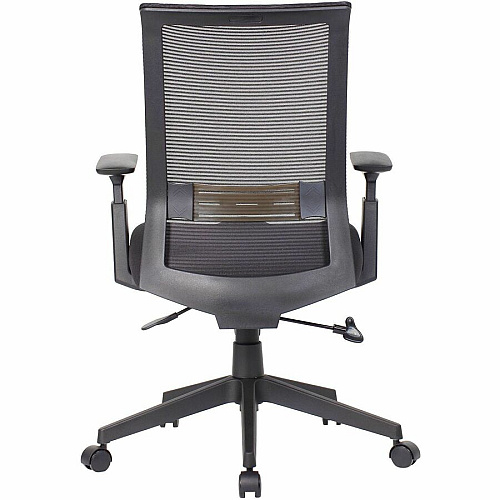 Boss Mesh Task Chair, Black Plush, Foam Seat Material - Mesh Back Material - 5-star Base - Black - Mesh - Armrest - 1 Each (6568BK)