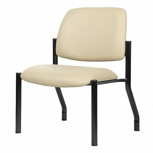 Boss Mid-back Guest Chair Mid Back - Beige - Vinyl - 1 Each (9595AMBG400)
