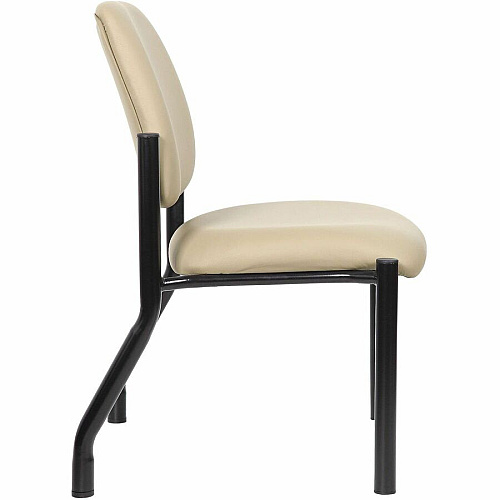 Boss Mid-back Guest Chair Mid Back - Beige - Vinyl - 1 Each (9595AMBG400)