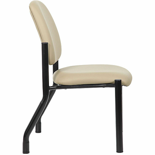 Boss Mid-back Guest Chair Mid Back - Beige - Vinyl - 1 Each (9595AMBG)