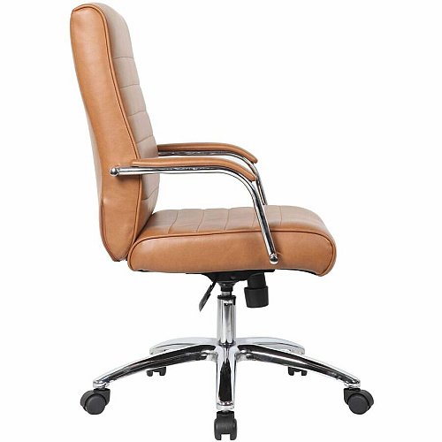 Boss Ribbed Executive Conference Chair Caramel - 1 Each (696CRBCML)
