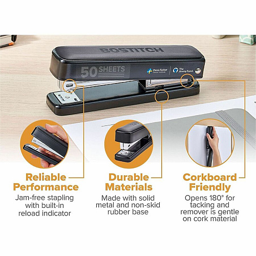 Bostitch Titan Heavy-Duty Stapler Value Pack (B615BLKVP)