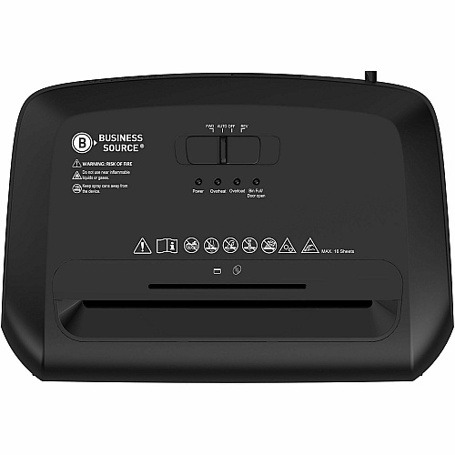 Business Source 5.3-Gallon Bin Cross-cut Shredder (70130)