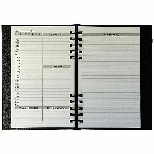 Dome Business Journal - 5 x 8 Inch Hardcover Professional Planner Notebook (40000)