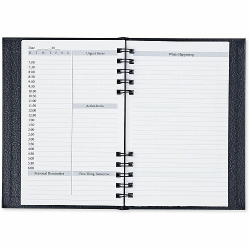 Dome Business Journal - 5 x 8 Inch Hardcover Professional Planner Notebook (40000)