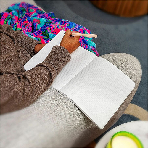 Dome Personal Journal - 8?10 Inch Softcover Black Lined Journal Notebook (30012)