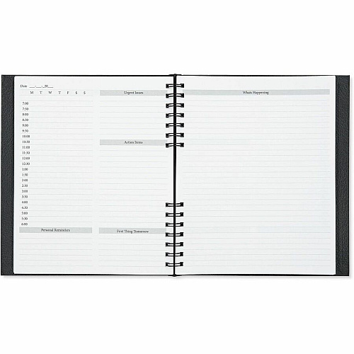 Dome Business Journal - 8 x 10 Inch Hardcover Professional Planner Notebook (40004)