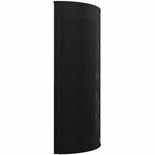 Rubbermaid Commercial Half Round Metallic Waste Receptacle (SH12EPLTBK)