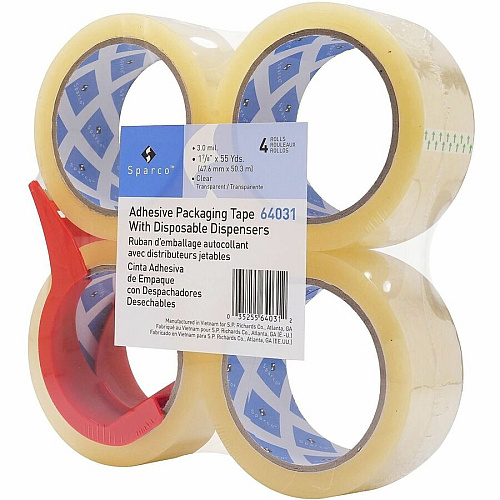 Sparco Heavy-duty Packaging Tape w/Dispenser (64031)