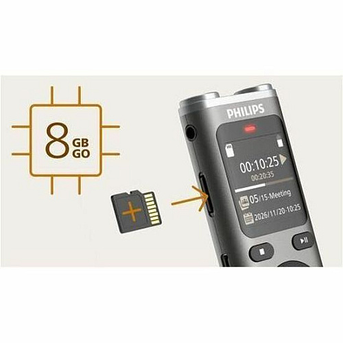 Philips VoiceTracer DVT2075 Digital Voice Recorder