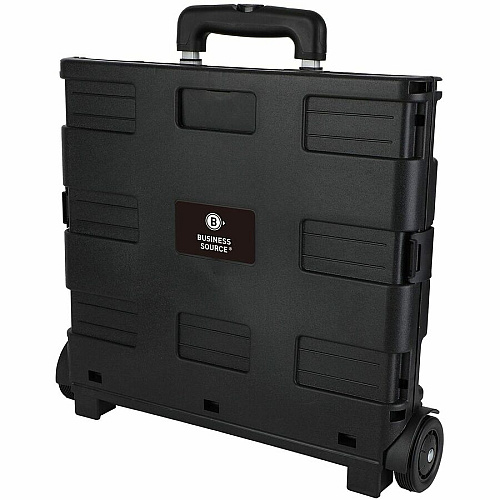 Business Source Stow-and-Go Mobile Storage Crate (14111)