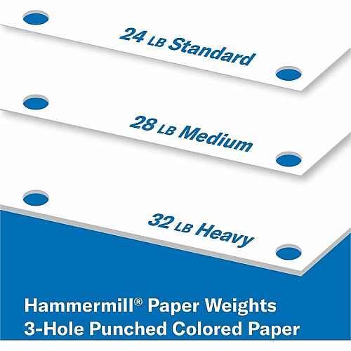 Hammermill Premium 3-Hole Laser Print 24 lb. Paper (107681CT)