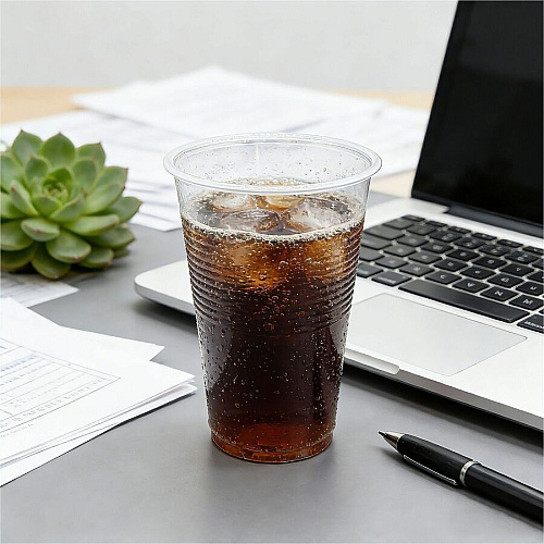 Genuine Joe&reg; Transparent Cups 10 fl oz, Clear, Plastic, 10/Carton (GJO10508)