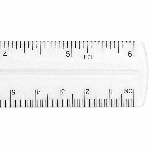 Westcott Shatterproof Plastic Ruler (45016BX)