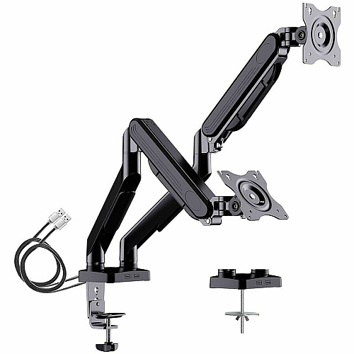 Rocelco R EDRB-46-MA2 Electric Desk Riser Bundle