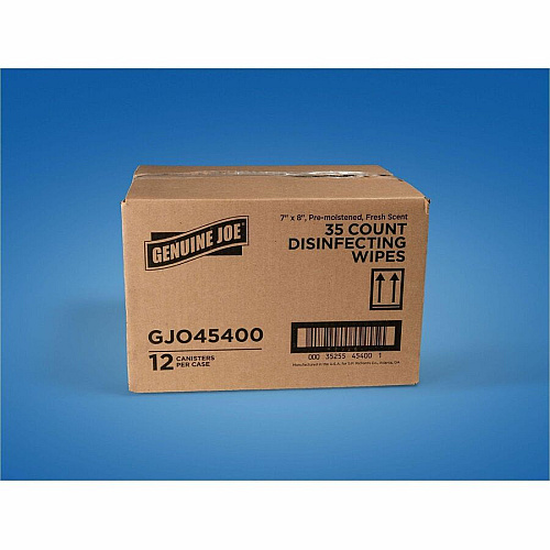 Genuine Joe Broad-Spectrum Disinfectant Wipes (45400)
