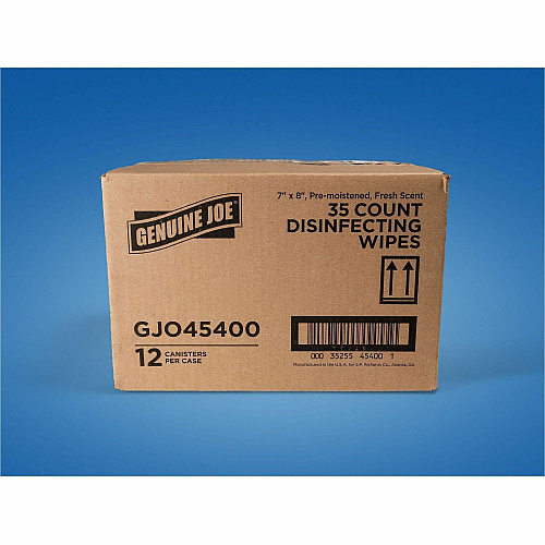 Genuine Joe Broad-Spectrum Disinfectant Wipes (45400)
