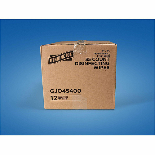 Genuine Joe Broad-Spectrum Disinfectant Wipes (45400)