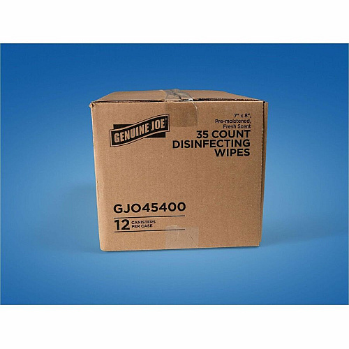 Genuine Joe Broad-Spectrum Disinfectant Wipes (45400)