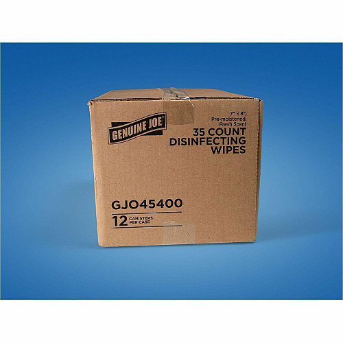 Genuine Joe Broad-Spectrum Disinfectant Wipes (45400)